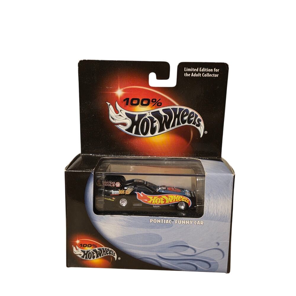 100% Hot Wheels Pontiac Funny Car Black Box Matco Tools Team DDR 1:64 29704
